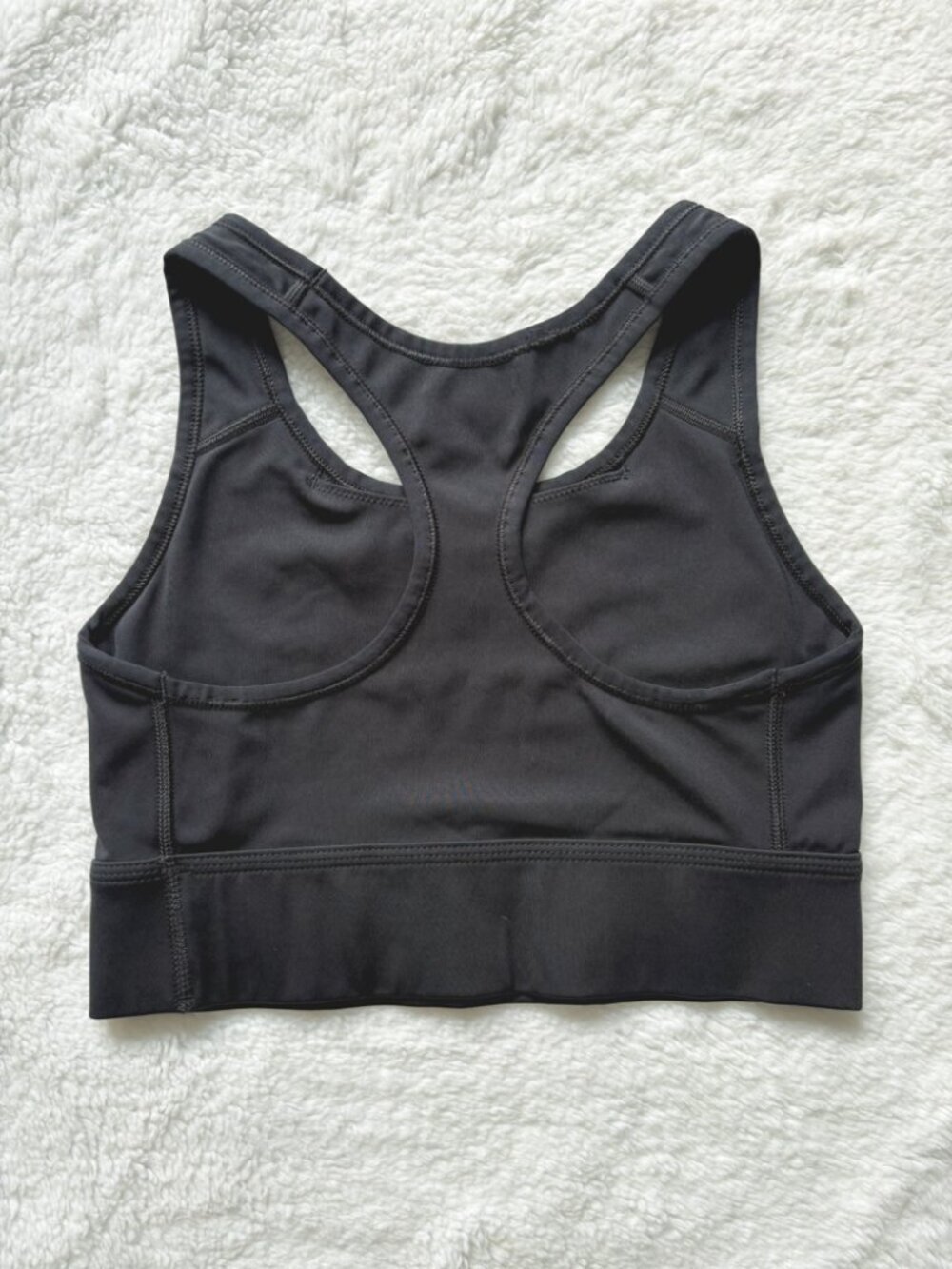 Nike Dri-FIT Sports Bra Black Racerback Size M Medium BV3636-010 Gym Yoga - Picture 8 of 10